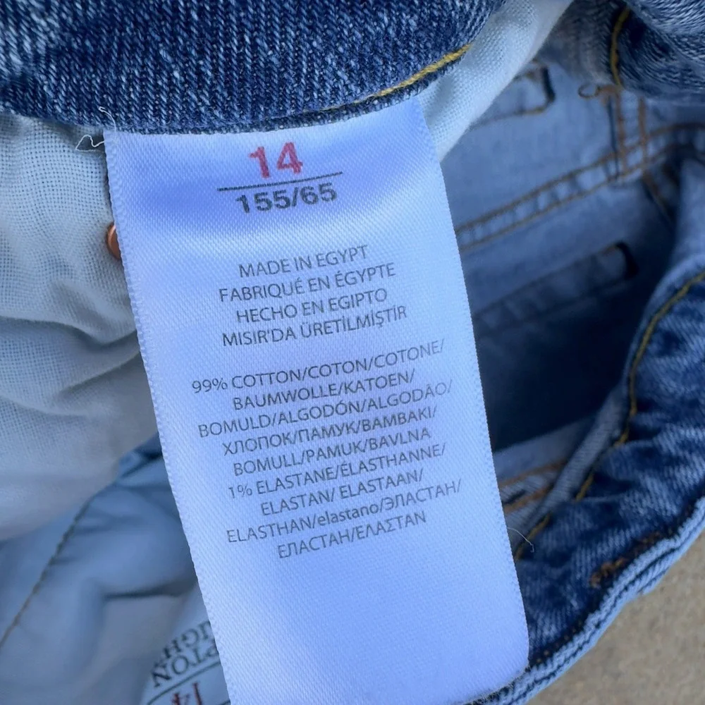 Polo Ralph Lauren‎ Youth Boys Jeans The Hampton Straight Leg Medium Wash Size 14